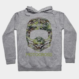 Motocross Camo Dirt Bike Helmet Dirt Bike Rider Hoodie